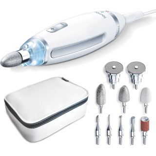 Set manucure pédicure électrique Beurer MP 62 - 10 embouts LED ergonomique secteur