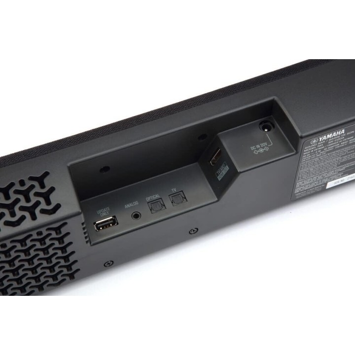 Barre de son compacte Yamaha SR-C20A - Subwoofer intégré - Bluetooth - Noir