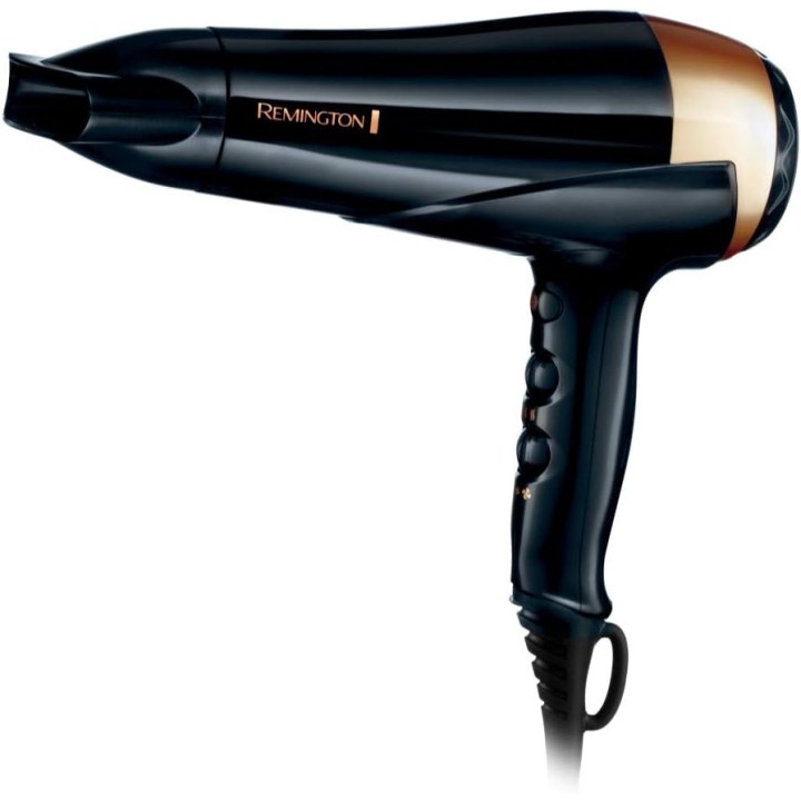 Sèche-cheveux ionique Remington 2200W – Brillance et douceur – Diffuseur et concentrateur