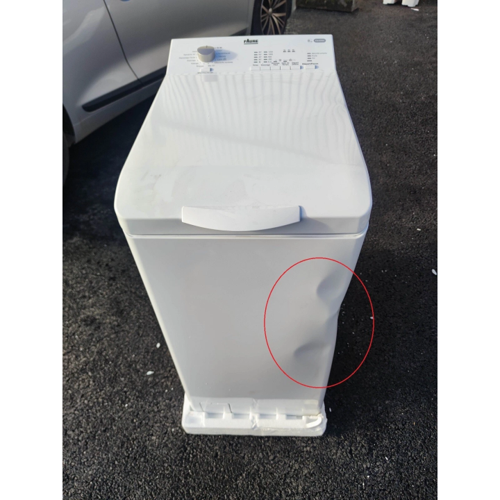 Lave-linge top 6 kg 1200 tours/min Faure FWQ6412D blanc - chargement dessus