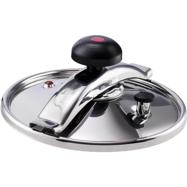 Autocuiseur inox 10L Taurus – Double sécurité et poignées isolantes