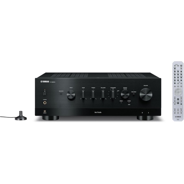 Ampli Hi-Fi stéréo connecté Yamaha R-N800A - DAC intégré, phono, streaming - Noir