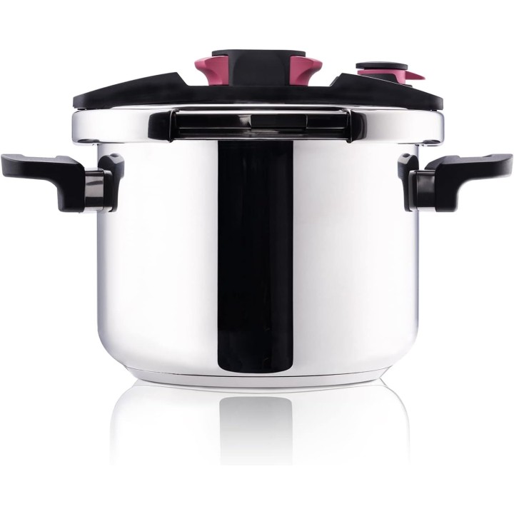 Autocuiseur 6L inox - Ouverture facile, sécurité renforcée, tous feux - Taurus