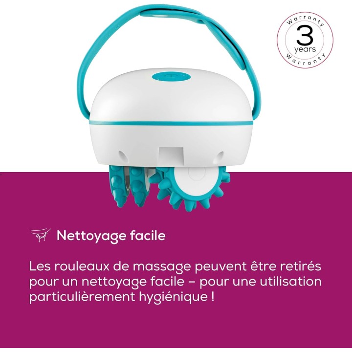 Masseur anti-cellulite Beurer CM 51 – Rouleau électrique intensité réglable poignée ergonomique
