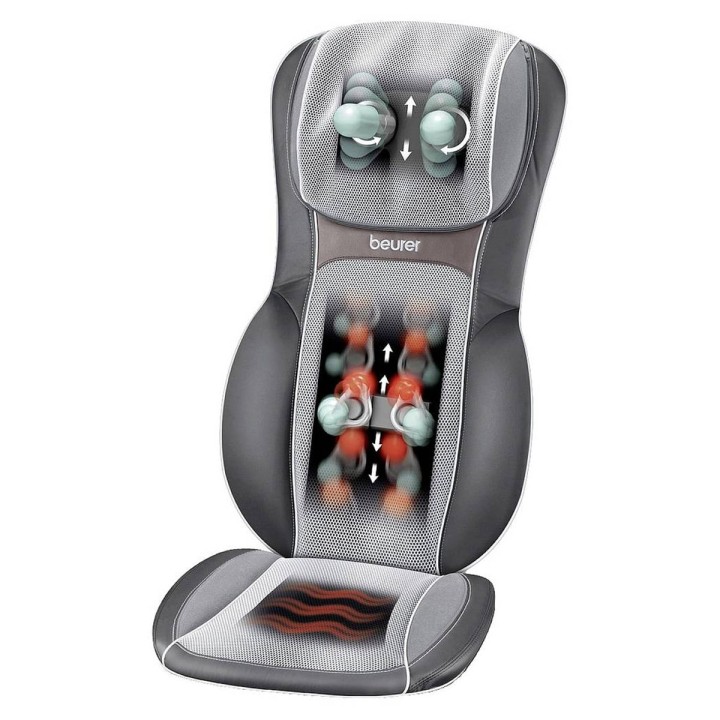 Siège de massage Shiatsu 3D dos et nuque avec chaleur - Beurer MG 295