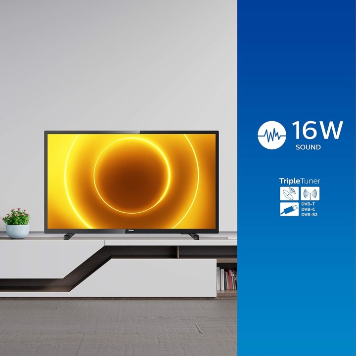 Téléviseur LED Full HD 108 cm Philips 43PFS5505 - Pixel Plus HD - Noir
