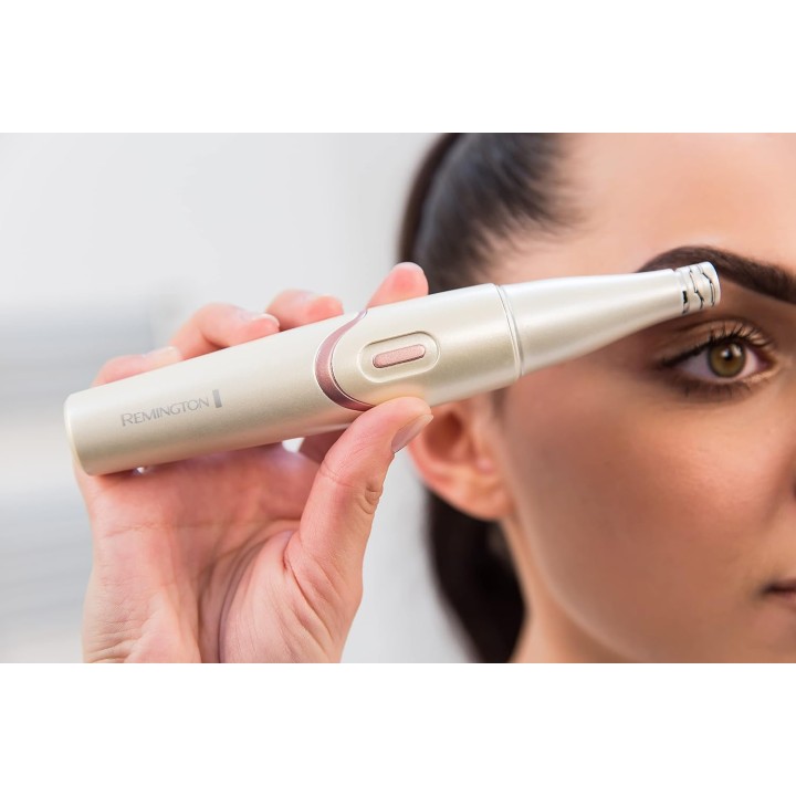 Épilateur visage multifonction Remington - 3 têtes soin, nettoyage et massage - blanc