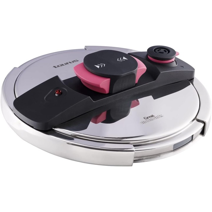 Autocuiseur 6L inox - Ouverture facile, sécurité renforcée, tous feux - Taurus