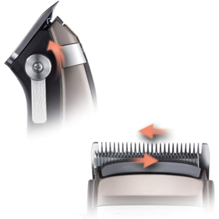 Tondeuse cheveux Remington Heritage - Design vintage - Lames inox lavables - 11 hauteurs de coupe