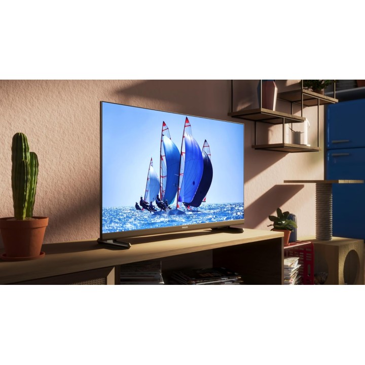 Smart TV LED 32 pouces Philips Pixel Plus HD - Assistant vocal - Cadre chrome