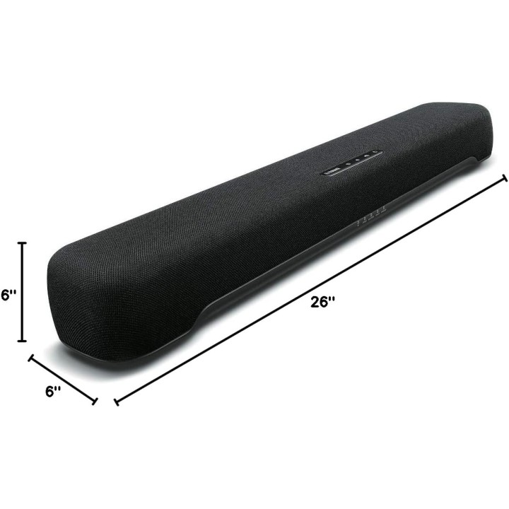 Barre de son compacte Yamaha SR-C20A - Subwoofer intégré - Bluetooth - Noir