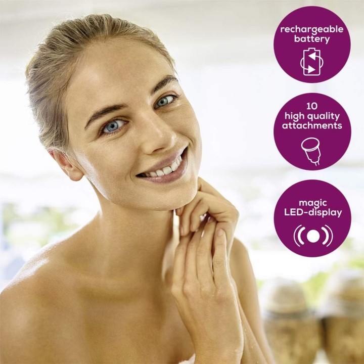 Set manucure et pédicure sans fil - 10 embouts - LED - Batterie rechargeable Beurer