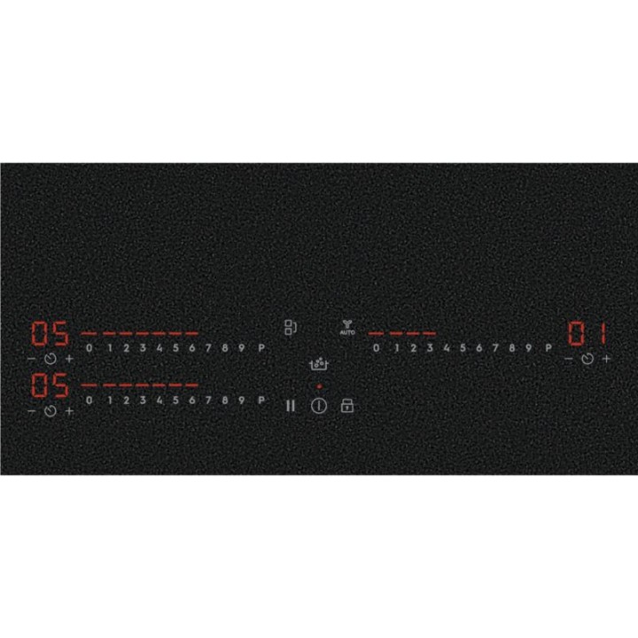 Plaque induction 3 foyers ELECTROLUX SaphirMatt bridge SenseBoil commandes tactiles 58cm