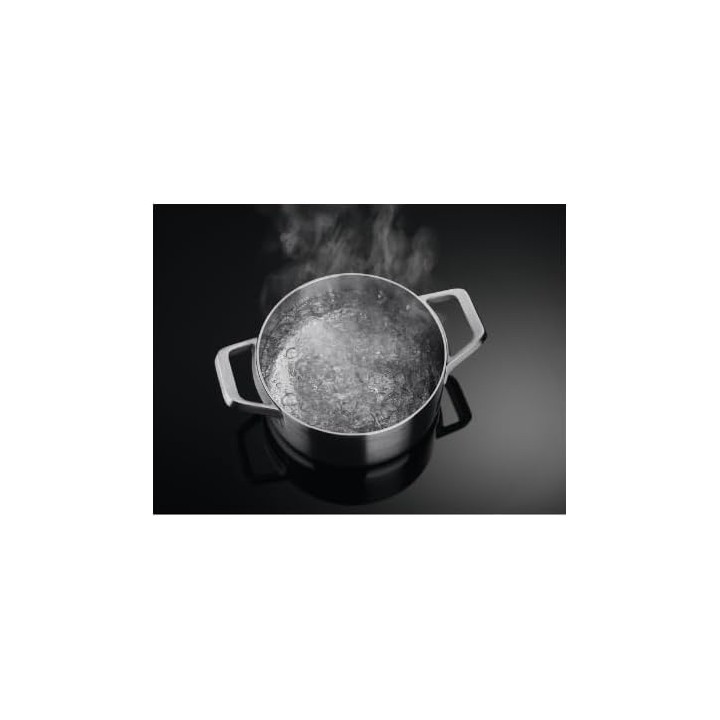 Table de cuisson mixte 2 gaz 2 induction AEG HDB64623NB noir verre trempé 60 cm