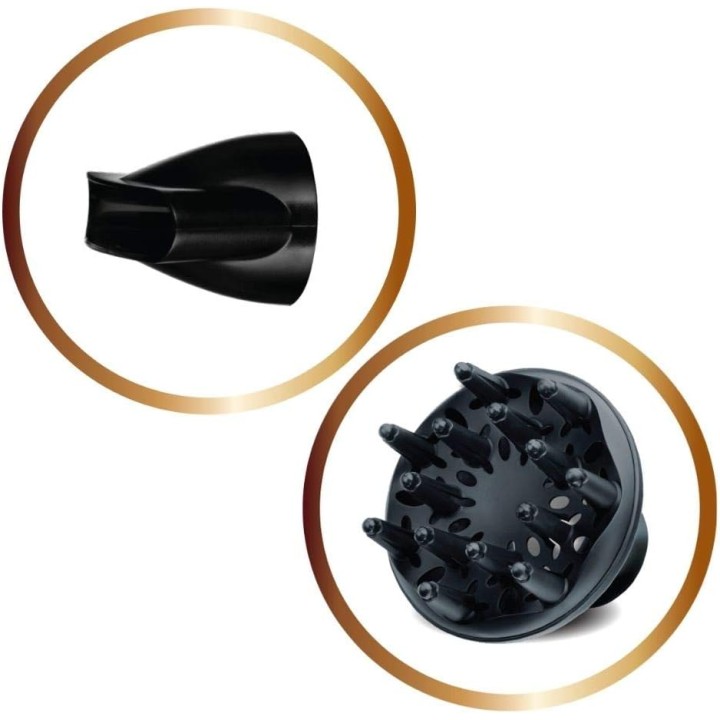 Sèche-cheveux ionique Remington 2200W – Brillance et douceur – Diffuseur et concentrateur