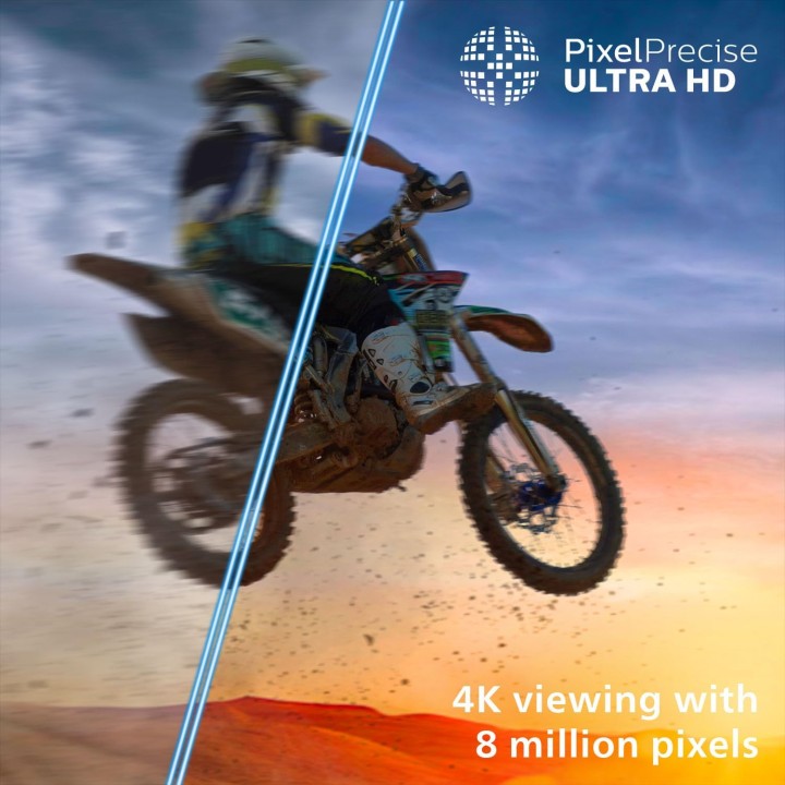 TV LED 4K 43 pouces Philips - Smart TV Titan OS, Dolby Atmos, HDR10+