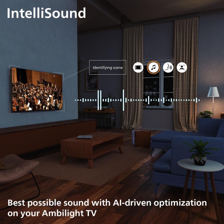 TV LED 4K Ambilight 65 pouces Philips – Smart TV Dolby Atmos Titan OS