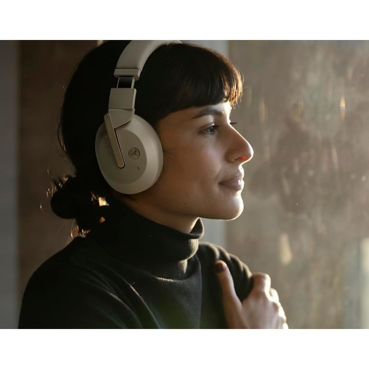 Casque sans fil Bluetooth Yamaha YH-E700B - ANC, autonomie 32h, over-ear beige