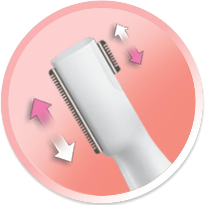 Épilateur visage multifonction Remington - 3 têtes soin, nettoyage et massage - blanc