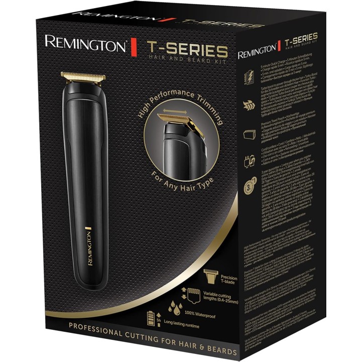 Tondeuse barbe et cheveux professionnelle - T-blade 38mm - Waterproof - Remington