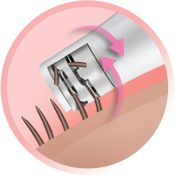 Épilateur visage multifonction Remington - 3 têtes soin, nettoyage et massage - blanc