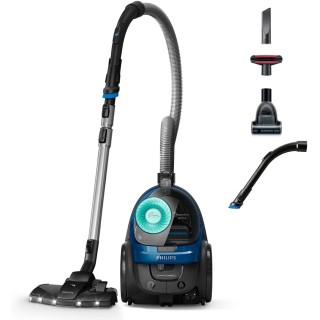Aspirateur sans sac Philips 900W PowerCyclone 7 - HEPA H13 - Brosse LED compacte