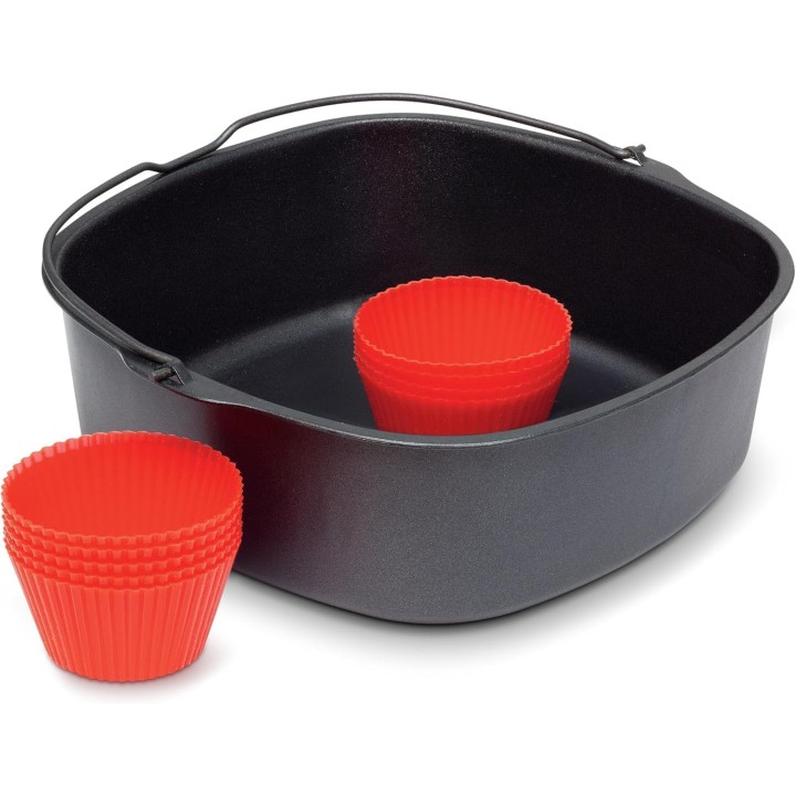 Kit pâtisserie Airfryer XL Philips - Cuve 4,2L et 9 moules à muffins silicone
