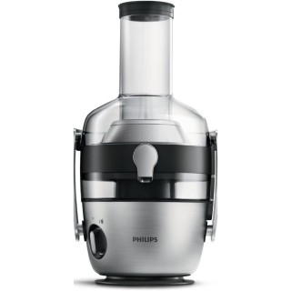 Extracteur de jus Philips FiberBoost - Cheminée XXL, QuickClean, 2L, 1100W, métal