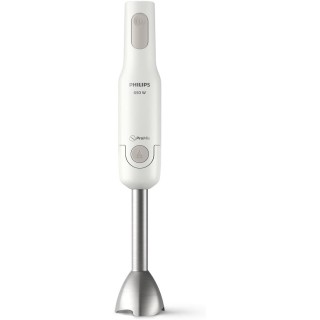 Mixeur plongeant Philips 650 W ProMix anti-éclaboussures avec gobelet doseur - blanc