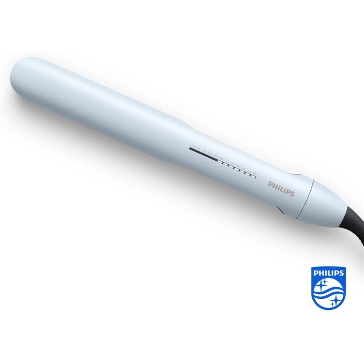 Lisseur Philips série 5000 ThermoShield - Céramique huile d'argan - Blanc