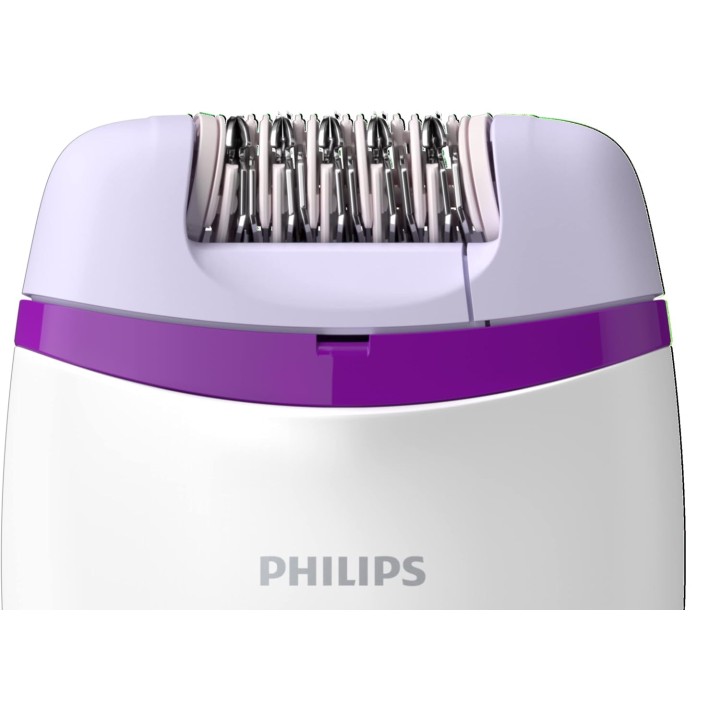 Épilateur compact filaire Philips avec tondeuse bikini et tête lavable - 2 vitesses