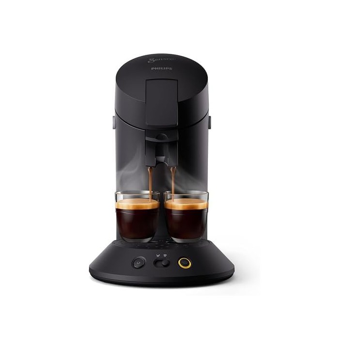 Cafetière à dosette Philips Senseo Original Plus - Sélecteur d'intensité, Crema Plus, noir