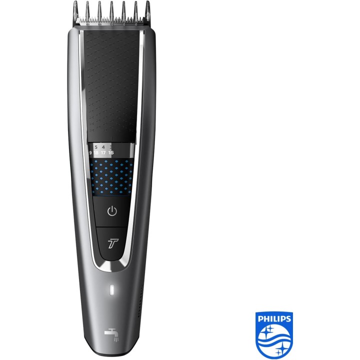 Tondeuse à cheveux Philips Série 5000 - Trim-n-Flow Pro, lames inox, lavable, sans fil