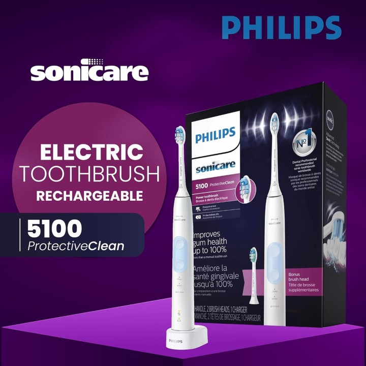 Brosse à dents électrique sonique Philips avec capteur de pression et soin des gencives