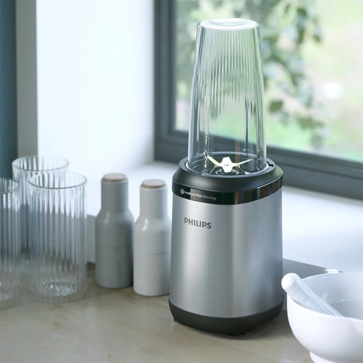 Blender mixeur Philips Série 5000 - 800W Inox ProBlend Plus compact 0,7L lames détachables