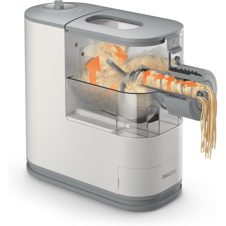 Machine à pâtes automatique Philips HR2345/19 – Pâtes fraîches maison rapides