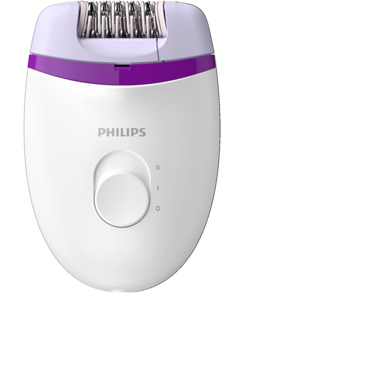 Épilateur compact filaire Philips avec tondeuse bikini et tête lavable - 2 vitesses