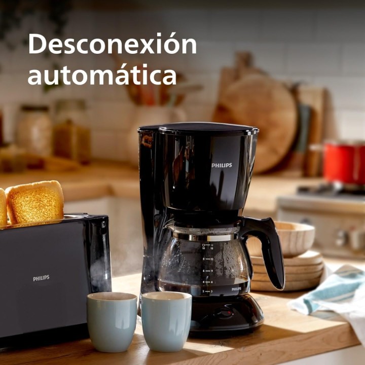 Cafetière filtre Philips 1,2L Aroma Twister - Arrêt automatique - Noir