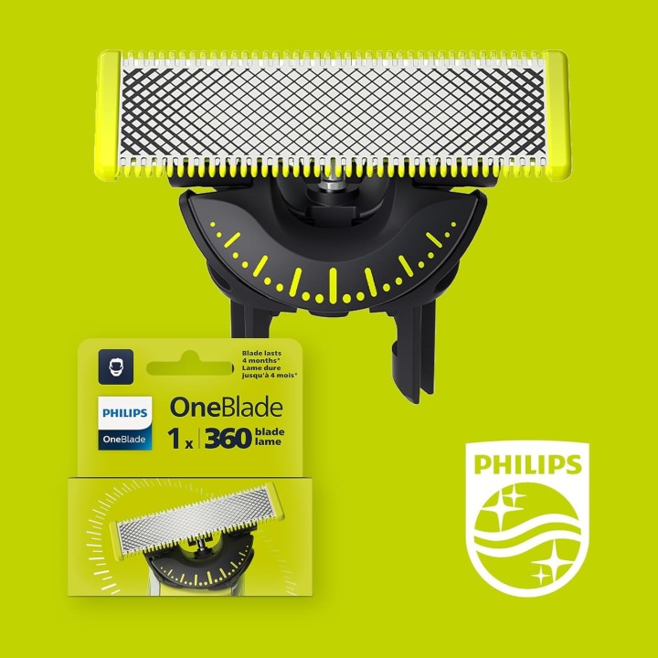 Lame de rechange OneBlade 360 Philips QP410/50 – Compatible rasoir électrique