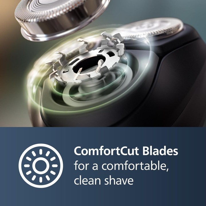 Rasoir électrique sans fil Philips Norelco Shaver 2400 - lames ComfortCut, tondeuse pop-up, noir