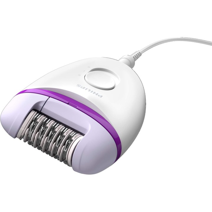 Épilateur compact filaire Philips avec tondeuse bikini et tête lavable - 2 vitesses