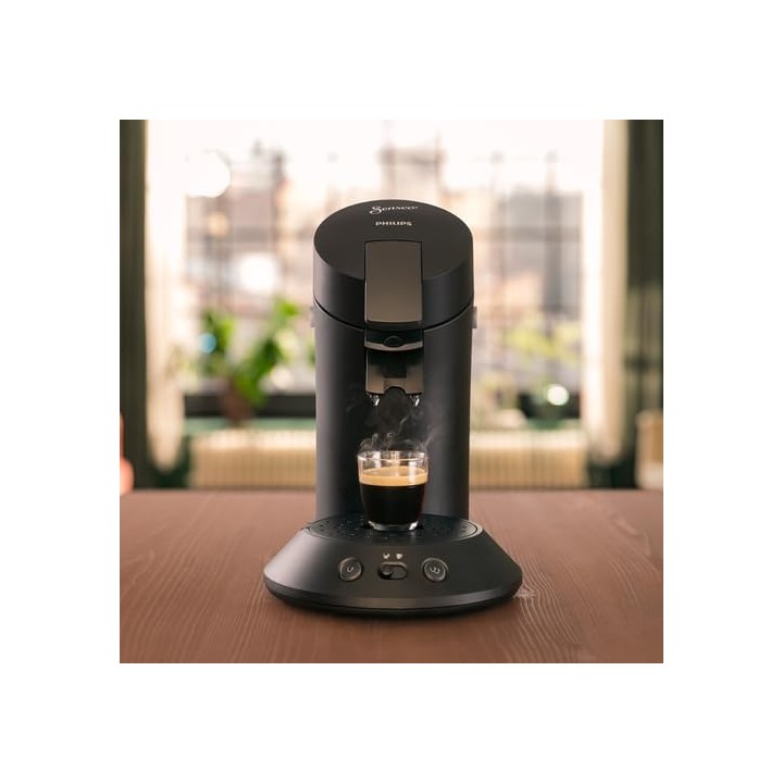 Cafetière à dosette Philips Senseo Original Plus - Sélecteur d'intensité, Crema Plus, noir