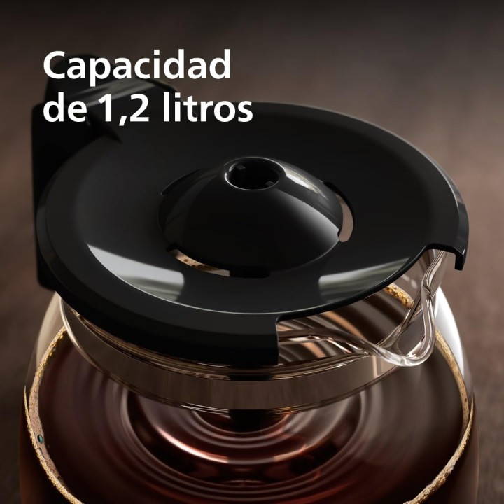 Cafetière filtre Philips 1,2L Aroma Twister - Arrêt automatique - Noir
