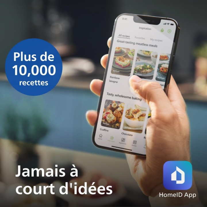 Friteuse sans huile Philips Airfryer 6,2L - Rapid Air digital 14 en 1