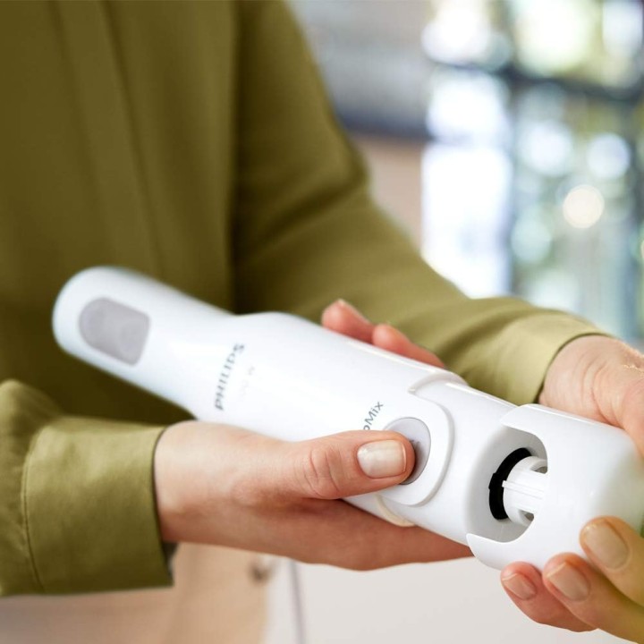 Mixeur plongeant Philips ProMix 650W - Ergonomique, anti-éclaboussures, 0,5L