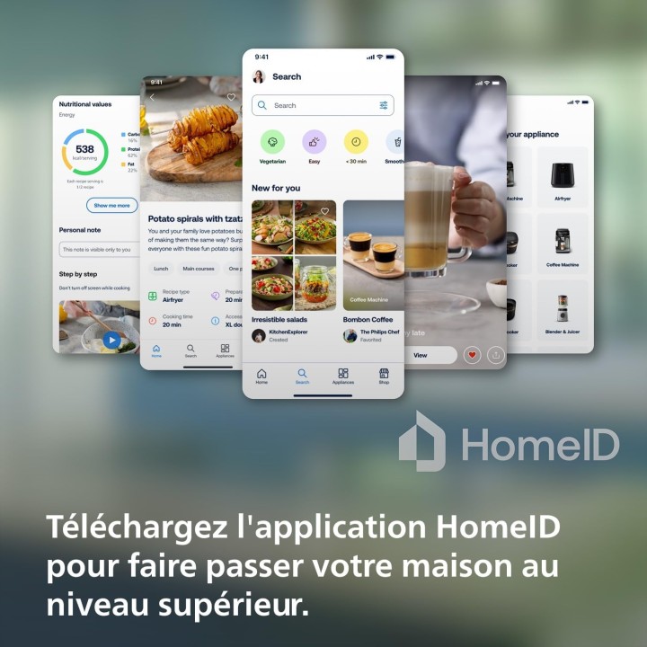 Blender haute vitesse Philips 2L - Flip&Juice, ProBlend Ultra, centrifugeuse intégrée